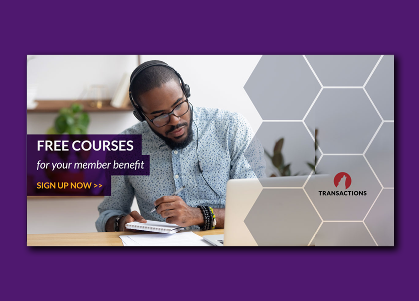 Free courses for your member benefit 