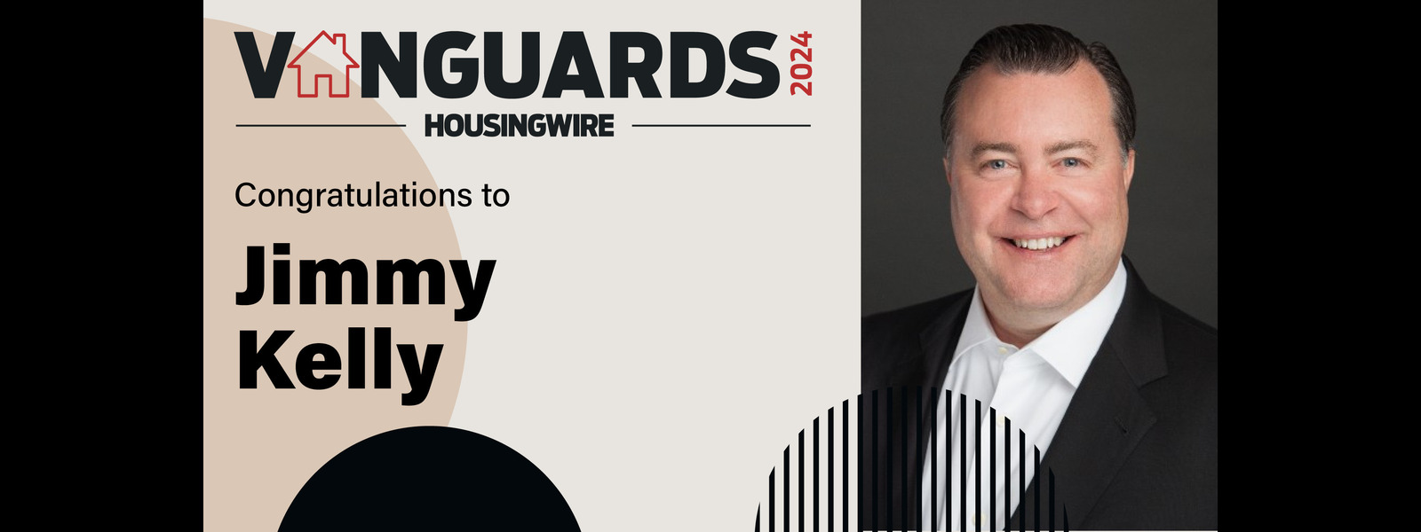 Jimmy Kelly wins HousingWire Vanguard award 