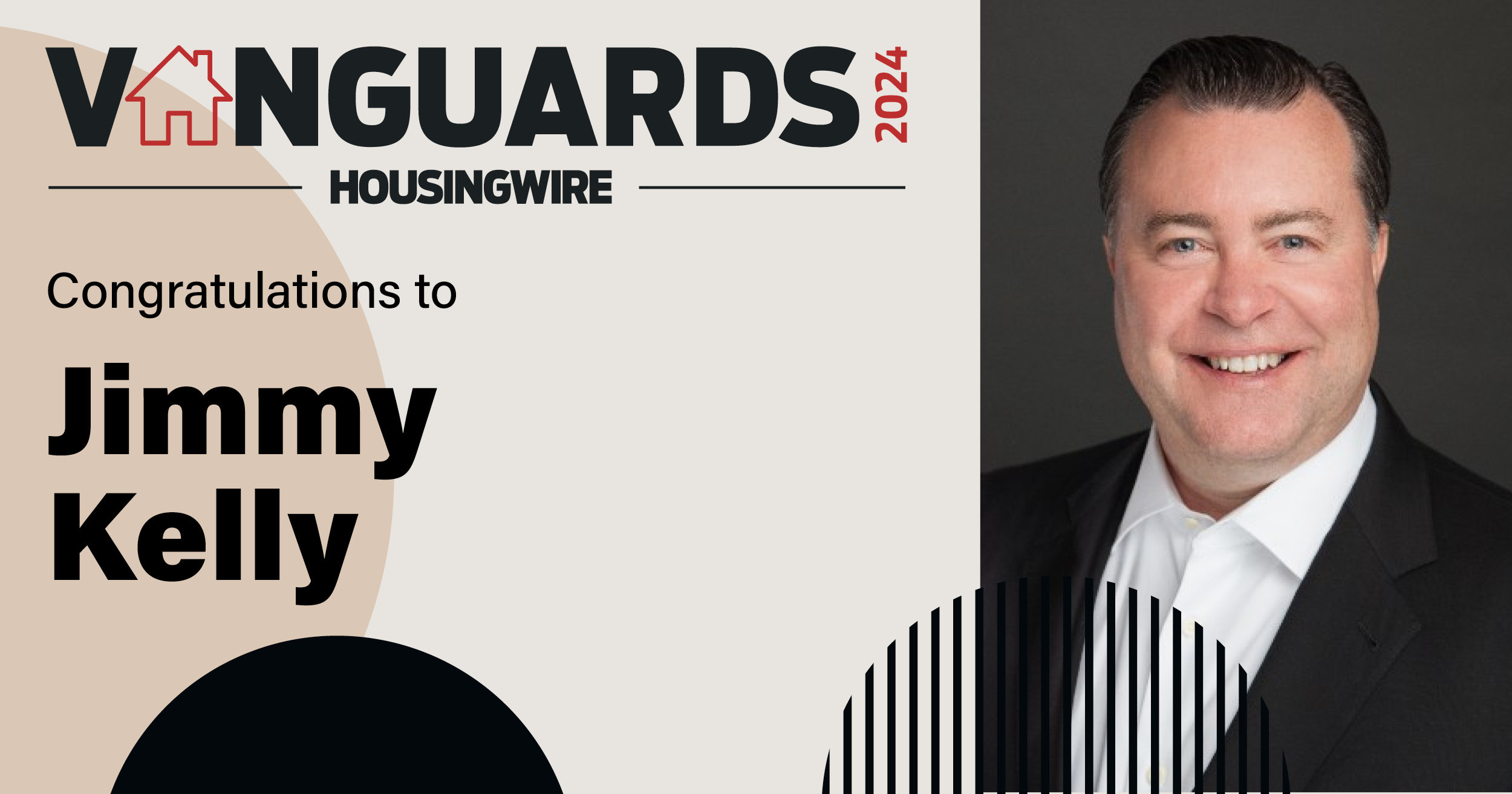 Jimmy Kelly wins HousingWire Vanguard award 