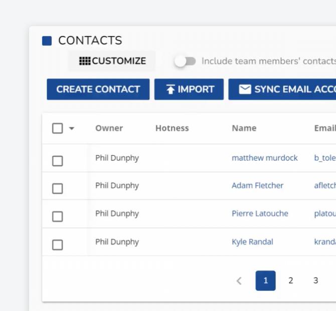 Lone Wolf Leads+ contacts product screenshot