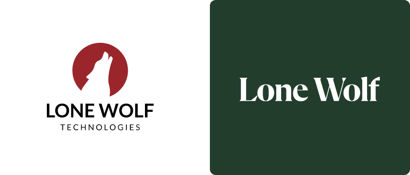 Lone Wolf brand evolution showcasing new visual identity