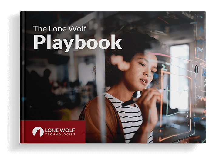 Mockup for the Lone Wolf Playbook ebook